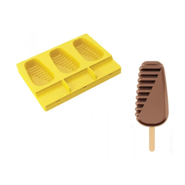 Livraison internationale PAVONI Moule Silicone Acapulco 5 Cm X H 9,5 Cm (x3) Pavogel 1