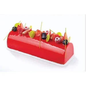 Moule Silicone Bûche 25 X 8,5 Cm X H 7 Cm Pavoni nouvelle saison 9