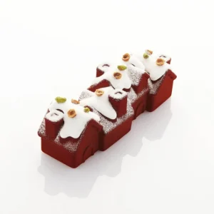 Moule Silicone Bûche Châlet 25 X 8,3 Cm X H 9 Cm Pavoni soldes de Noël 9