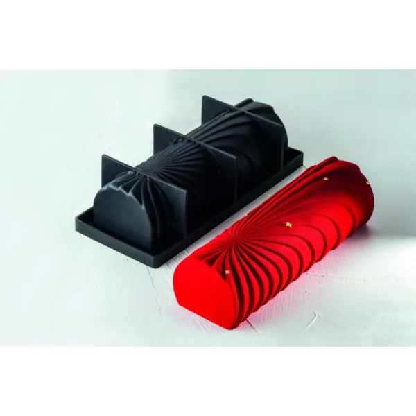 outlet Moule Silicone Bûche Comète 25 X 8,8 Cm X H 7,3 Cm Pavoni 1