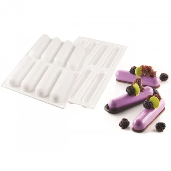 en promotion Moule Silicone Fingers (x8) Silikomart Professional 1