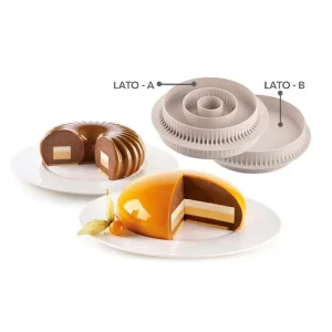 luxe soldes Moule Silicone Inserts Ronds Ø 17,6 Cm (x3) Silikomart 3D Design 16