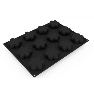 Nouveau Moule Silicone Marguerite 7,5 X 6,8 Cm X H 2,6 Cm (x12) Pavoflex 9