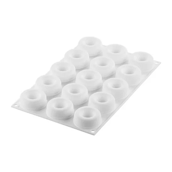 Moule Silicone Savarin Oblio Ø 5 Cm X H 2,1 Cm (x15) Silikomart Professional qualité d’originales 3