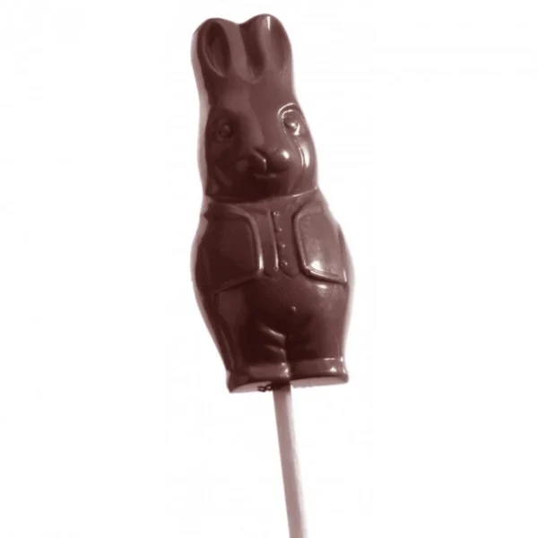 Moule Sucette Chocolat Lapin 74 Mm (x9) Chocolate World boutique en france 1