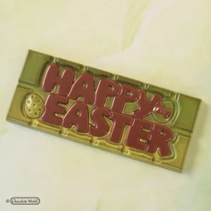 Moule Tablette Chocolat Happy Easter 11,8 X 5 Cm (x4) Chocolate World vente luxe pas cher 6