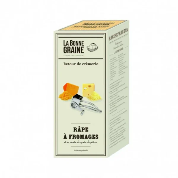 La Bonne Graine Moulin Râpe à Fromage Inox 1 Tambour boutiqued pas cher 3