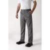 Pas Cher Magasin Soldes Pantalon De Cuisine Mixte Gris Anthracite TIMEO T.38 Robur 5