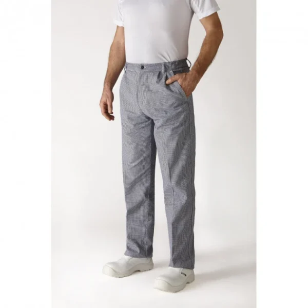 Pantalon De Cuisine Mixte Pied De Poule OURAL T.40 Robur magasin solde 1