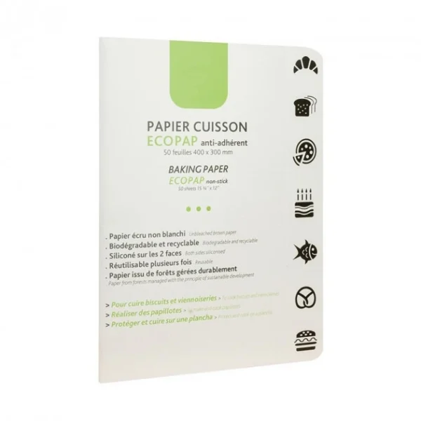 Papier Cuisson EcoPap 40 X 30 Cm X50 Feuilles Matfer soldes en ligne 1