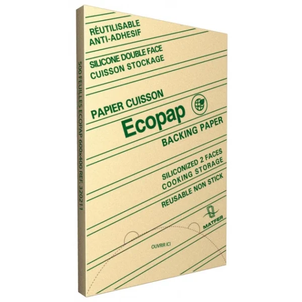 grande qualité Papier Cuisson Ecopap 60 X 40 Cm Matfer 1