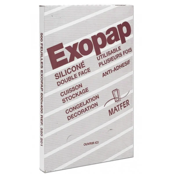 MATFER Papier De Cuisson Siliconé 53 X 32,5 Cm Exopap grande surprise 1