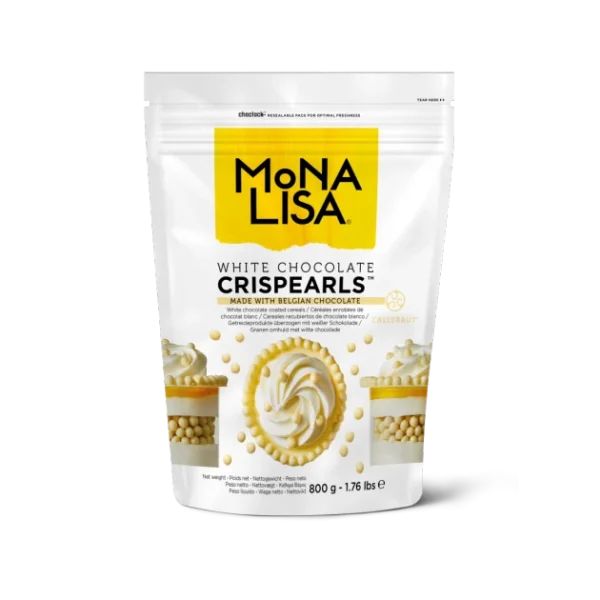 Perles Enrobées De Chocolat Blanc Crispearls 800g Mona Lisa Promotio de vente 1