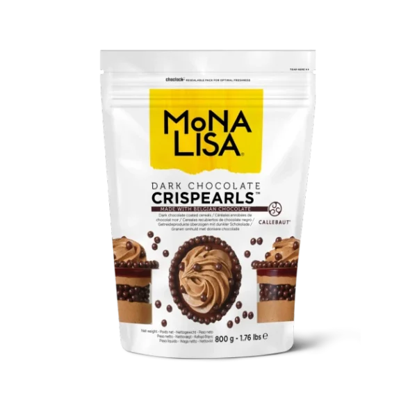 grande surprise Perles Enrobées De Chocolat Noir Crispearls 800g Mona Lisa 1