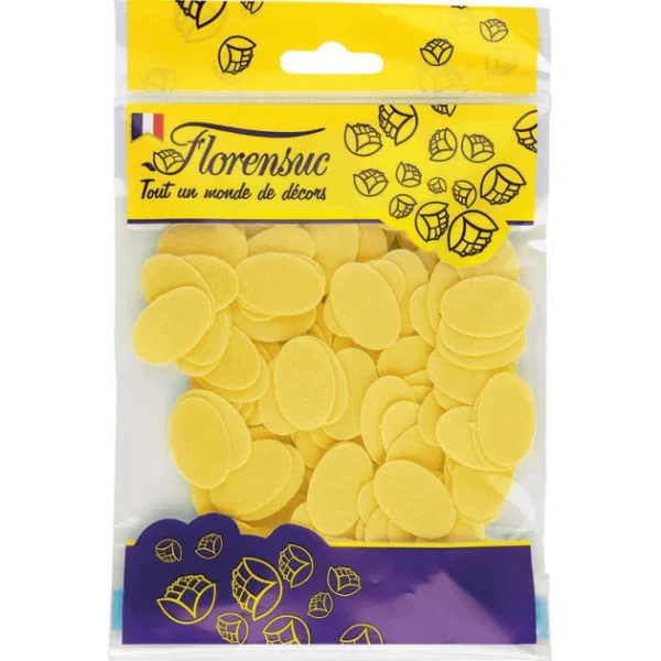 Petits Œufs Azyme Jaune 2,8 X 1,8 Cm Florensuc Les achats en ligne 1