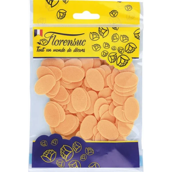 achat Petits Œufs Azyme Orange 2,8 X 1,8 Cm Florensuc 1