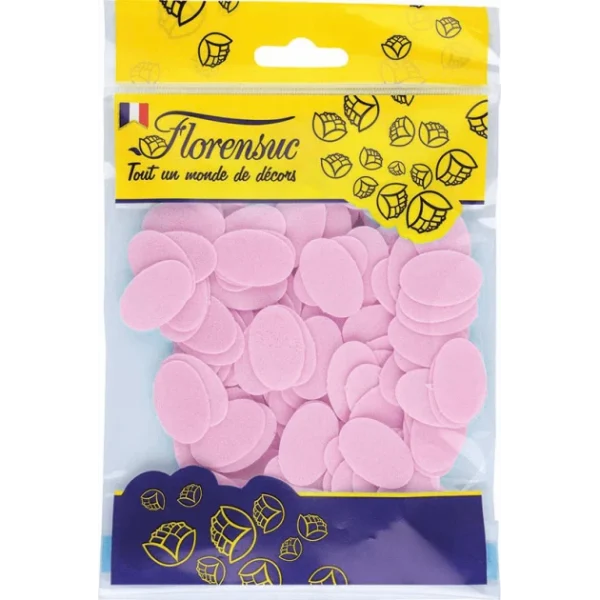 prix pas cher Petits Œufs Azyme Rose 2,8 X 1,8 Cm Florensuc 1