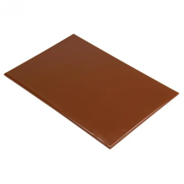 remise en ligne COMAS Planche à Découper 40×30 Cm H 2cm Polyéthylène Marron 1