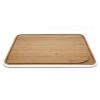 De super promotions disponibles Planche à Découper Bambou Avec Rigole 35 X 25 Cm Blanc Pebbly 10