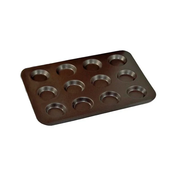 destockage Gobel Plaque 12 Mini Tartelettes Anti-adhérent 1