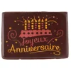 Plaque Chocolat Joyeux Anniversaire X48 Florensuc aux meilleurs prix 11