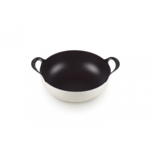 Plat Balti En Fonte Rond 24 Cm Meringue Le Creuset à prix imbattables 8