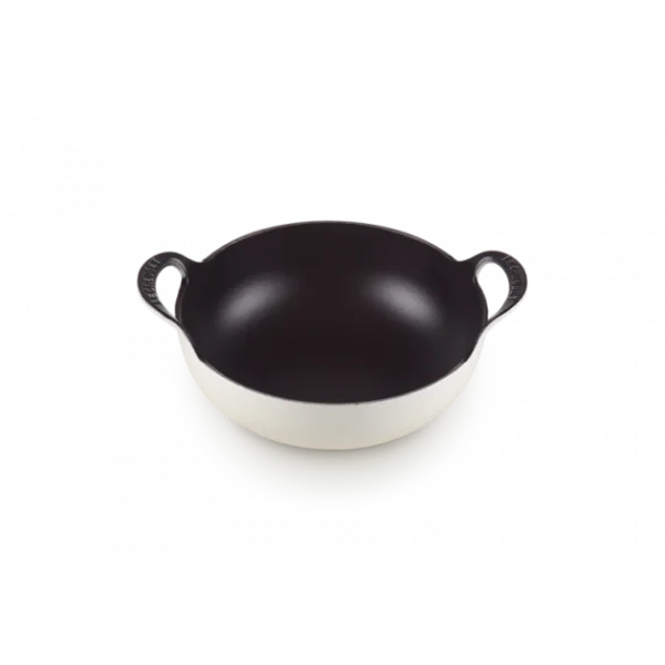 Plat Balti En Fonte Rond 24 Cm Meringue Le Creuset à prix imbattables 3