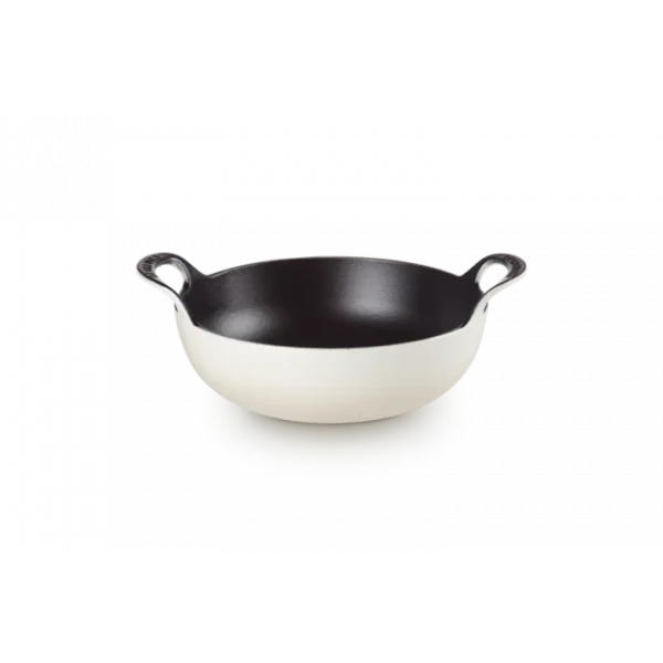 Plat Balti En Fonte Rond 24 Cm Meringue Le Creuset à prix imbattables 1