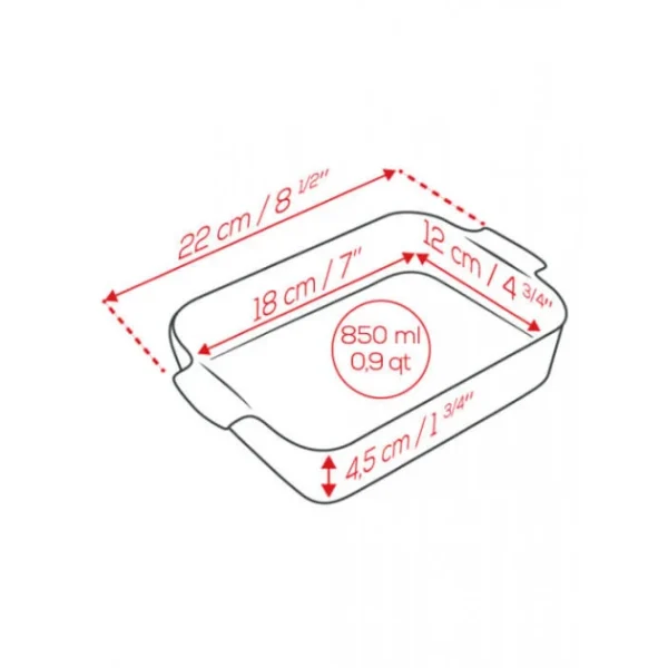 Plat à Four Rectangulaire En Céramique Appolia 22 Cm Ardoise Peugeot excellent qulity 5