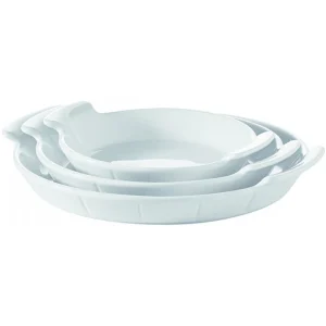 à prix promos IN SITU Plat à Oeuf Porcelaine Blanc Ø 18 Cm 6