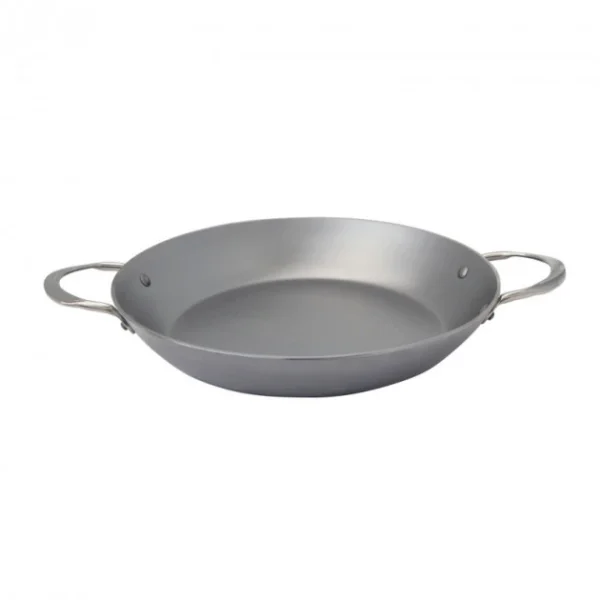 outlet Plat à Paella à 2 Anses Inox 32 Cm Minéral B Element De Buyer 1