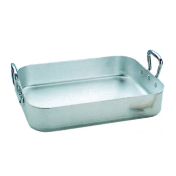 MALLARD FERRIERE Plat à Rôtir Aluminium 50 X 35 Cm X H 7 Cm boutique pas cher 1