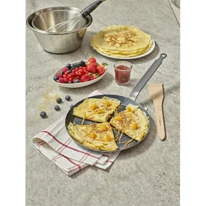 Poêle à Crêpes Tôle Bleue Ø 20 Cm Outdoor De Buyer Réductions 12