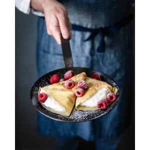 pas cher en vente Poêle à Crêpes Tôle Bleue Ø 22 Cm Outdoor De Buyer 12