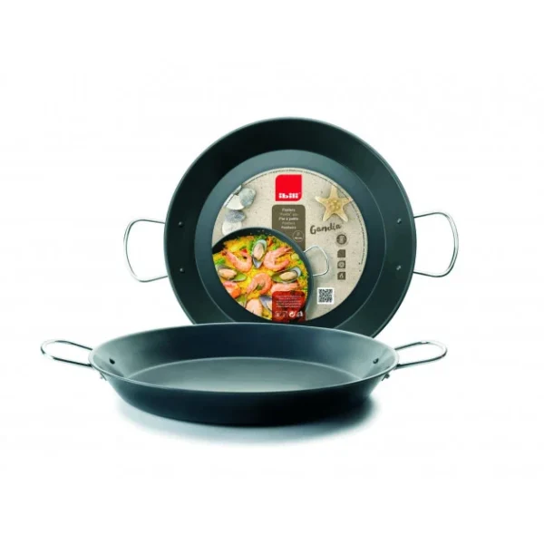 outlet Poêle à Paella Acier Antiadhésive Gandia Ø 28 Cm Ibili 1