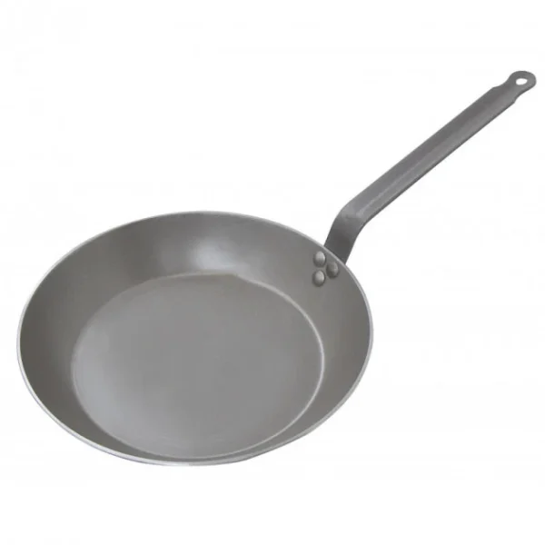 soldes ligne Poêle Lyonnaise Carbone Plus Ø 24 Cm De Buyer, Tôle, Queue Feuillard 1