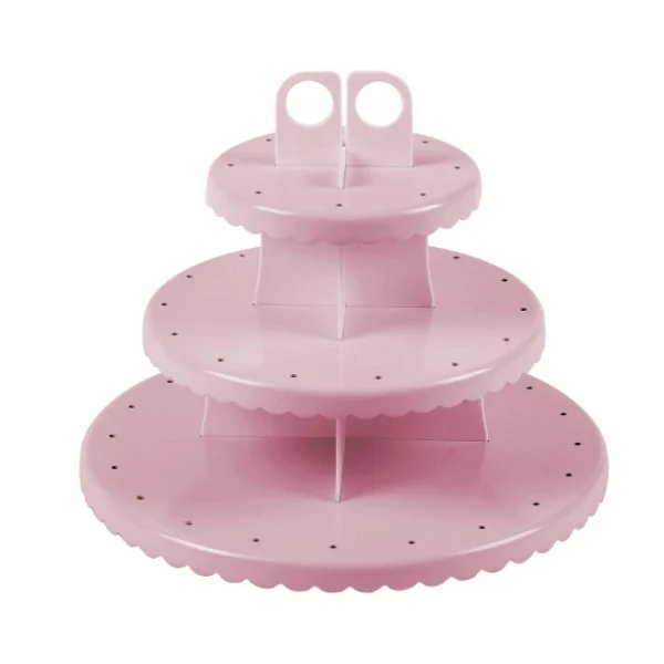 excellent qulity Présentoir à Cupcakes Plastique Ø 30 Cm X H 24 Cm Ibili 1