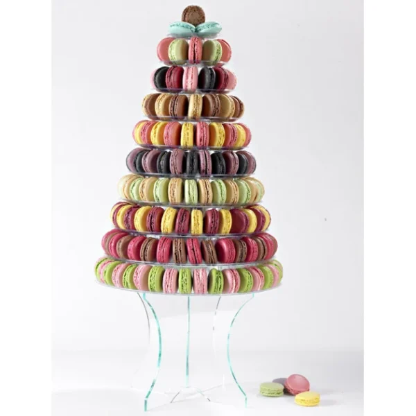 MALLARD FERRIERE Pyramide à Macaron Verticale 10 Plateaux Amovibles en ligne officielle 1