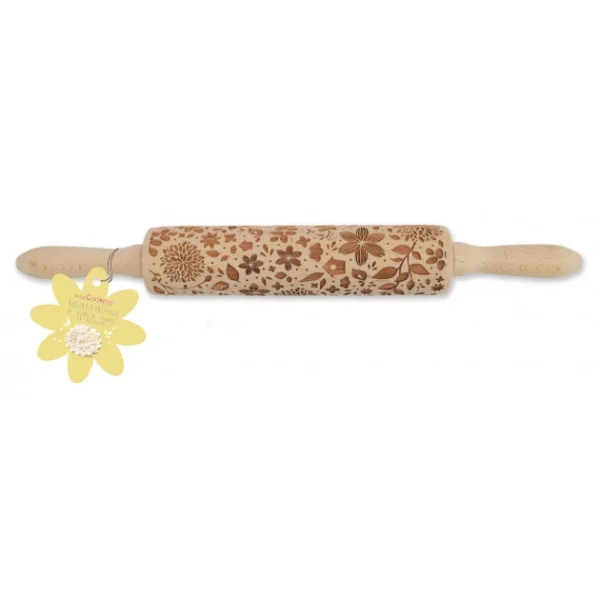 achat pas cher Rouleau à Pâtisserie Motifs Nature 39 Cm Scrapcooking 1