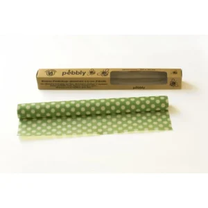 Rouleau Emballage Alimentaire Cire Abeille Pois Vert 30 X 100 Cm Pebbly Acheter 7