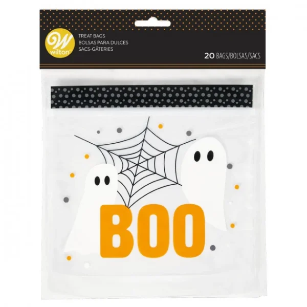 marques pas cher Sachet Bonbon Fantômes Boo 20 X 17 Cm (x20) Wilton 1