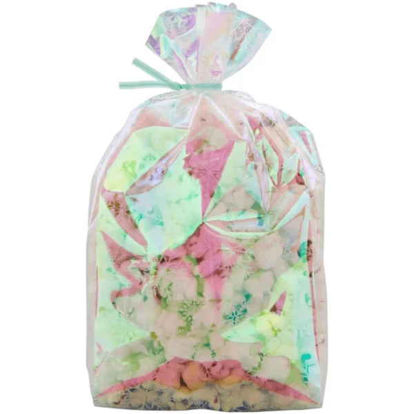 Sachet Bonbon Irisé Flocon De Neige 11 X 23,5 Cm Avec Attaches Sachet Wilton (x10) excellente qualité 3