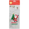 marque pas cher Sachet Bonbon Père Noël 11 X 23,5 Cm Avec Attaches Sachet Wilton (x20) 10