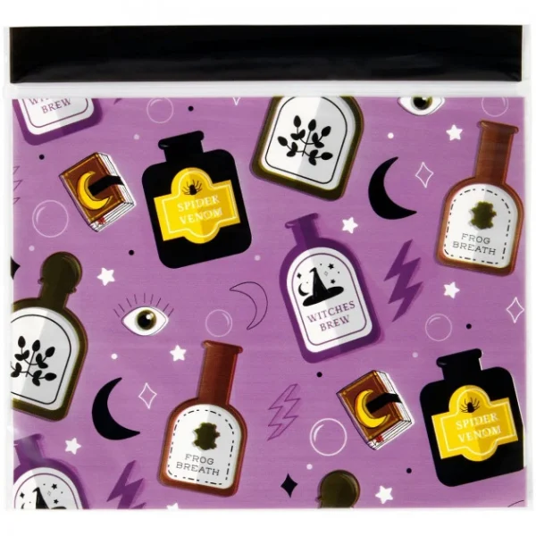 Sachet Bonbon Potions Et Sorts 18 X 17 Cm (x20) Wilton soldes pas cher 3