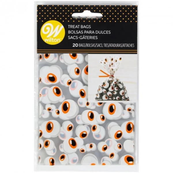 Pas Cher Magasin Soldes Sachet Bonbon Yeux 16 X 10,5 Cm (x20) Wilton 1