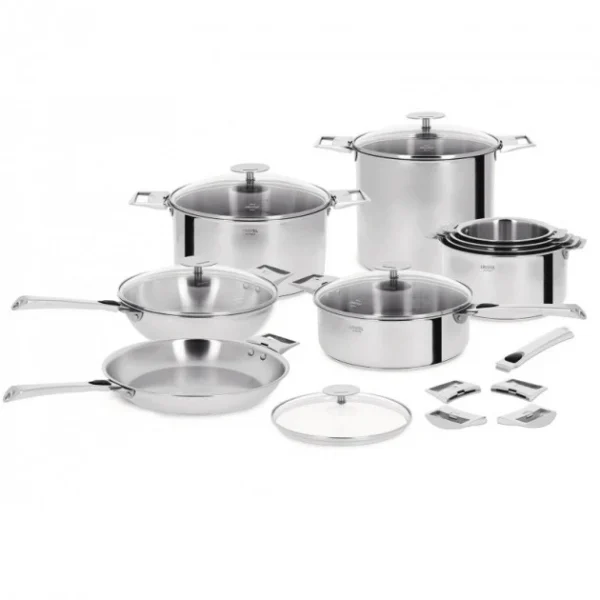 Sauteuse Casteline Ø 24 Cm Manche Amovible Anti-Adhésive Inox Cristel à prix d'occasion 3