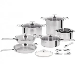 Sauteuse Casteline Ø 26 Cm Manche Amovible Anti-Adhésive Inox Cristel Pas Cher Magasin Soldes 10