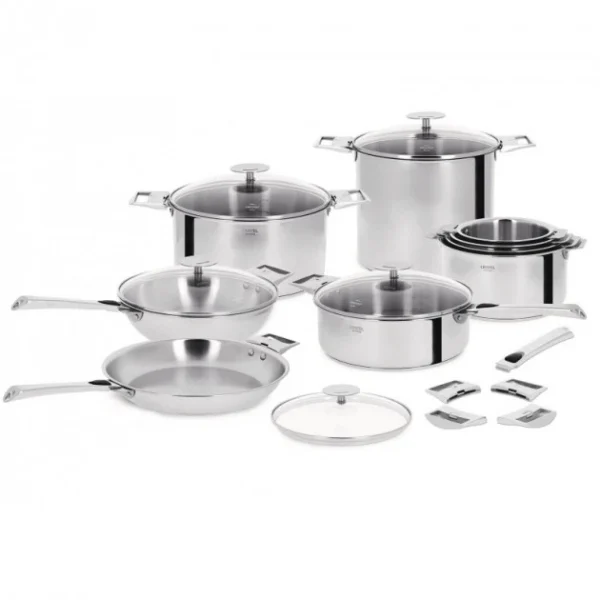 Sauteuse Casteline Ø 26 Cm Manche Amovible Anti-Adhésive Inox Cristel Pas Cher Magasin Soldes 3