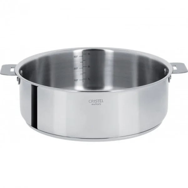 mode tendance Sauteuse Casteline Ø 26 Cm Manche Amovible Inox Cristel 1