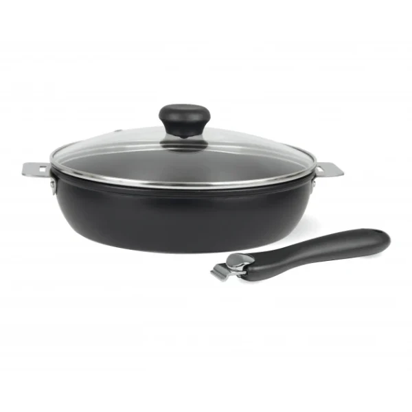 Sauteuse Cookway 24 Cm Exceliss+ Poignée Amovible Et Couvercle Cristel grossiste en ligne 1